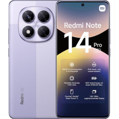 Xiaomi Redmi Note 14 Pro 5G (8GB/256GB) Lavender Purple GR